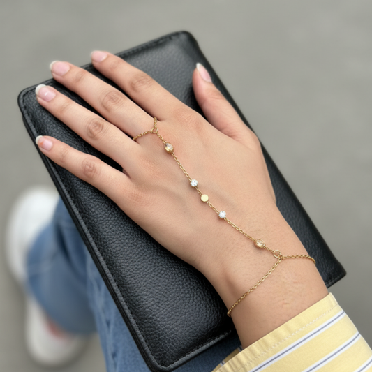 Gilded Grace Hand Chain