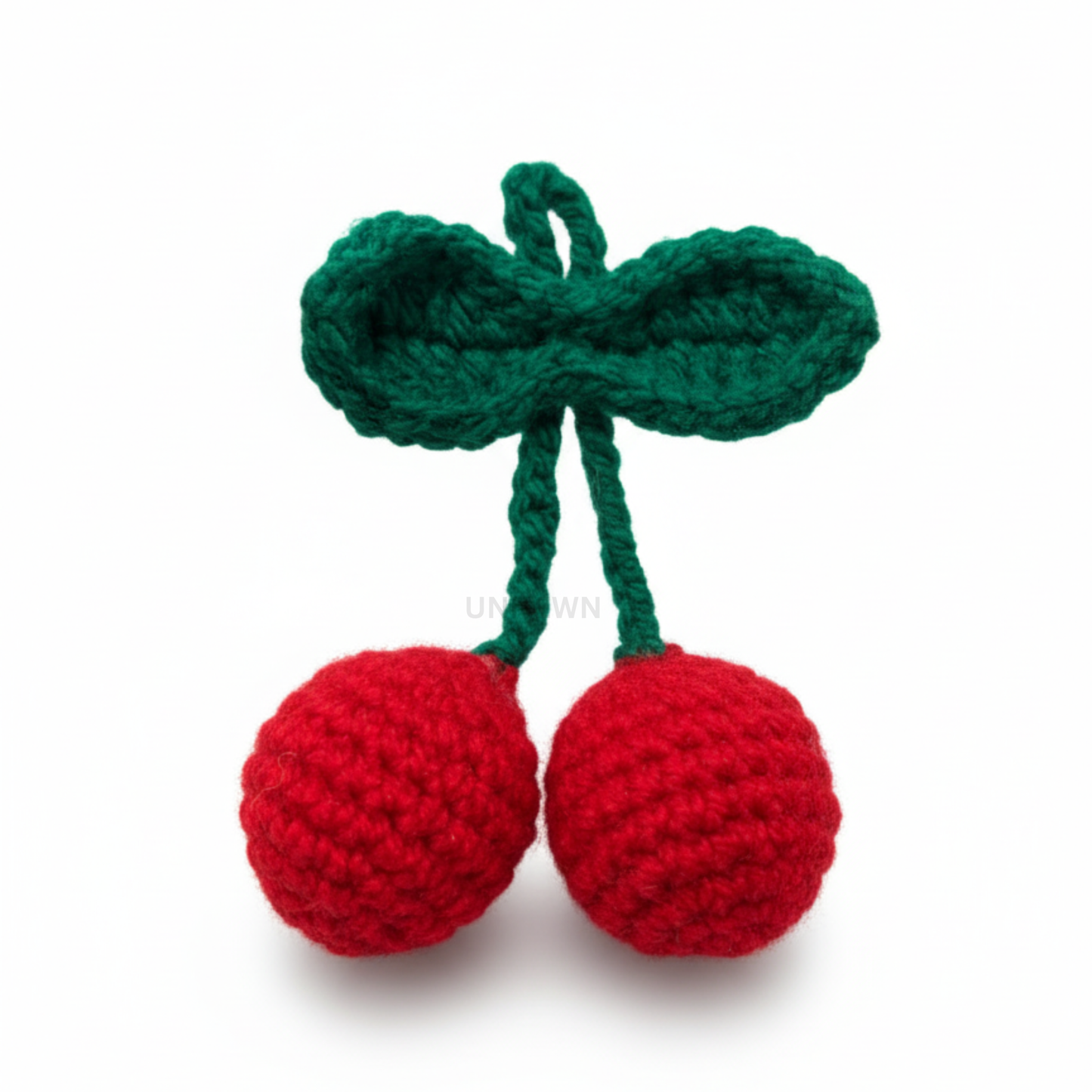 Handmade Crochet Cherry Bag Charm- Keychain, Bag Charm, Unique Gift Accessories