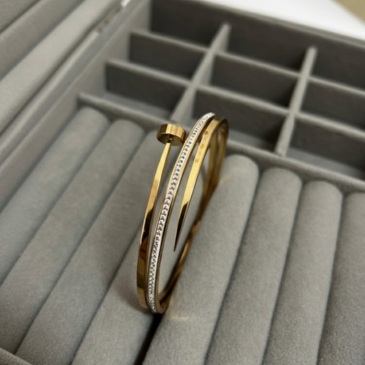 Sparkle Nail Bangle (Small Size)