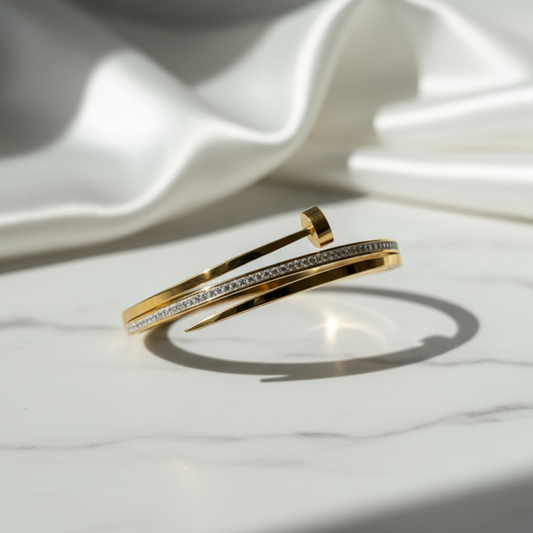 Sparkle Nail Bangle (Small Size)