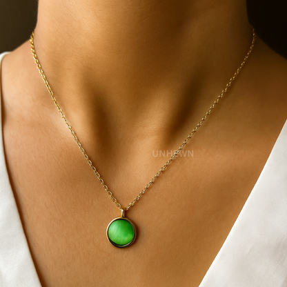 Emerald Aura Pendant