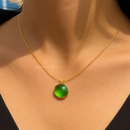 Emerald Aura Pendant