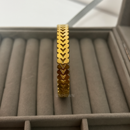 Golden Laurel Leaf Bracelet