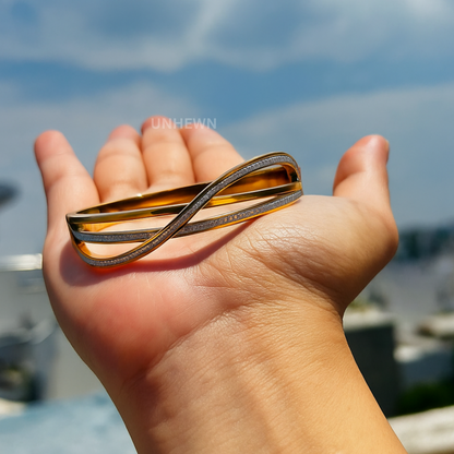 Golden Infinity Crystal Bracelet