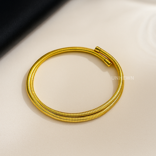 Serpent Coil Bangle