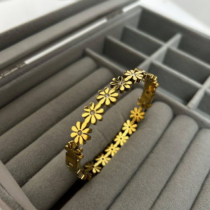 Dazzling Daisy Chain Bangle (Small Size)