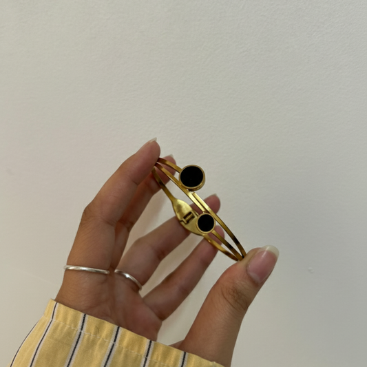 Midnight Eclipse Cuff Bangle