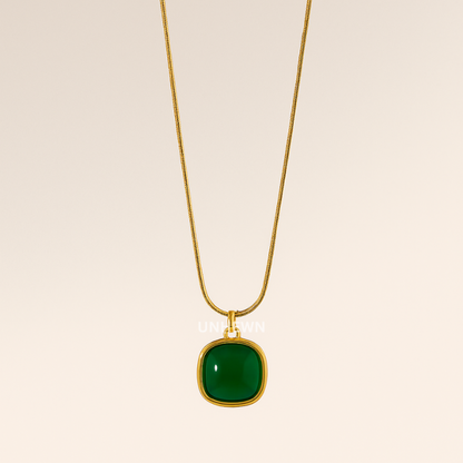 Luna Verde Pendant Necklace