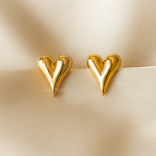 Soft Heart Studs