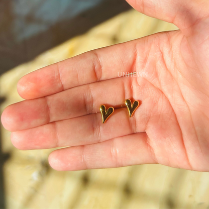 Soft Heart Studs