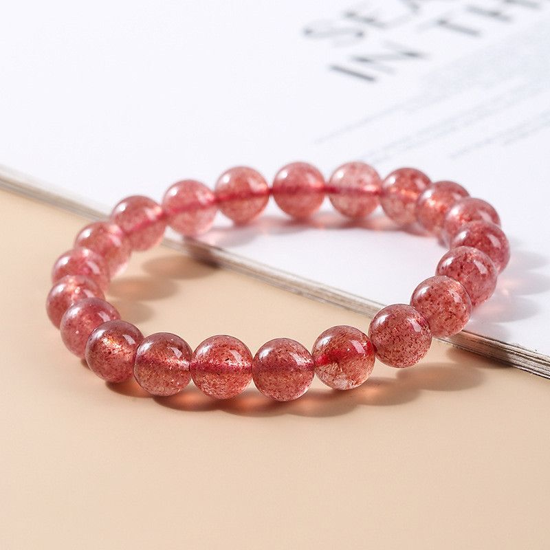Strawberry Quartz Bracelet – Joyful Love & Emotional Healing