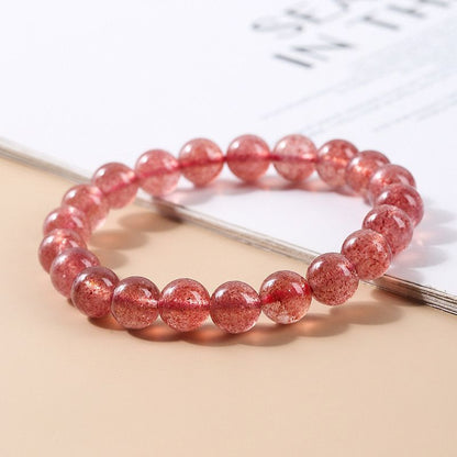 Strawberry Quartz Bracelet – Joyful Love & Emotional Healing